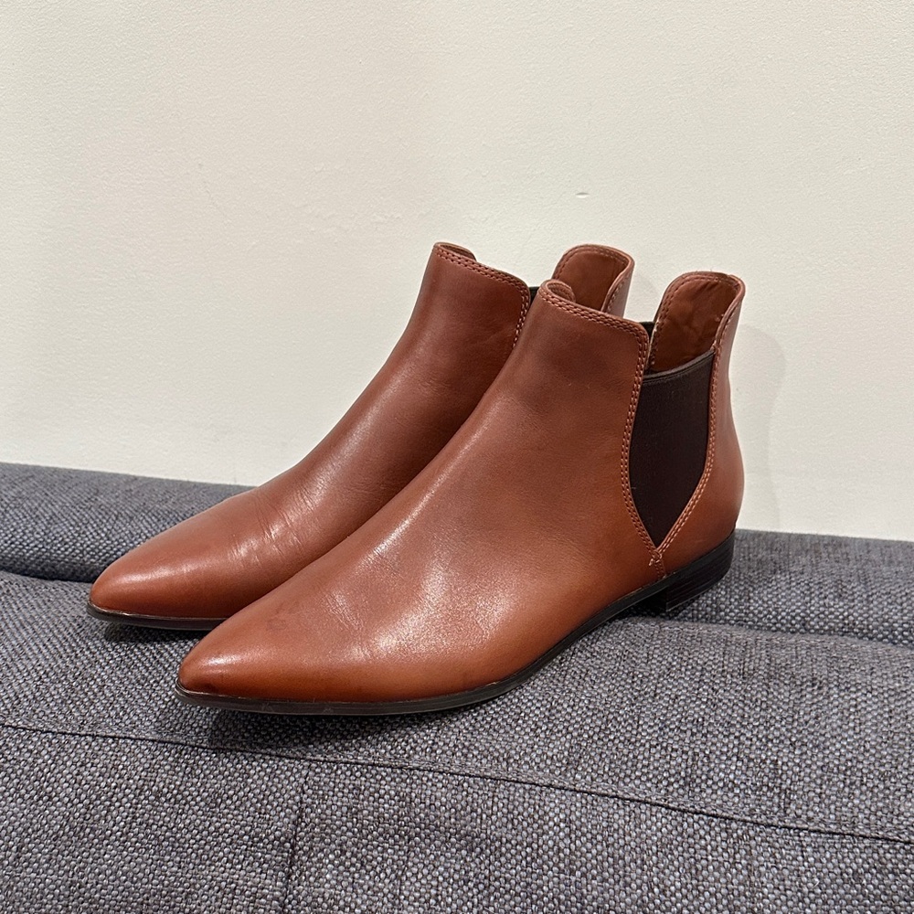 Cole Haan Brown Leather Ankle Boots